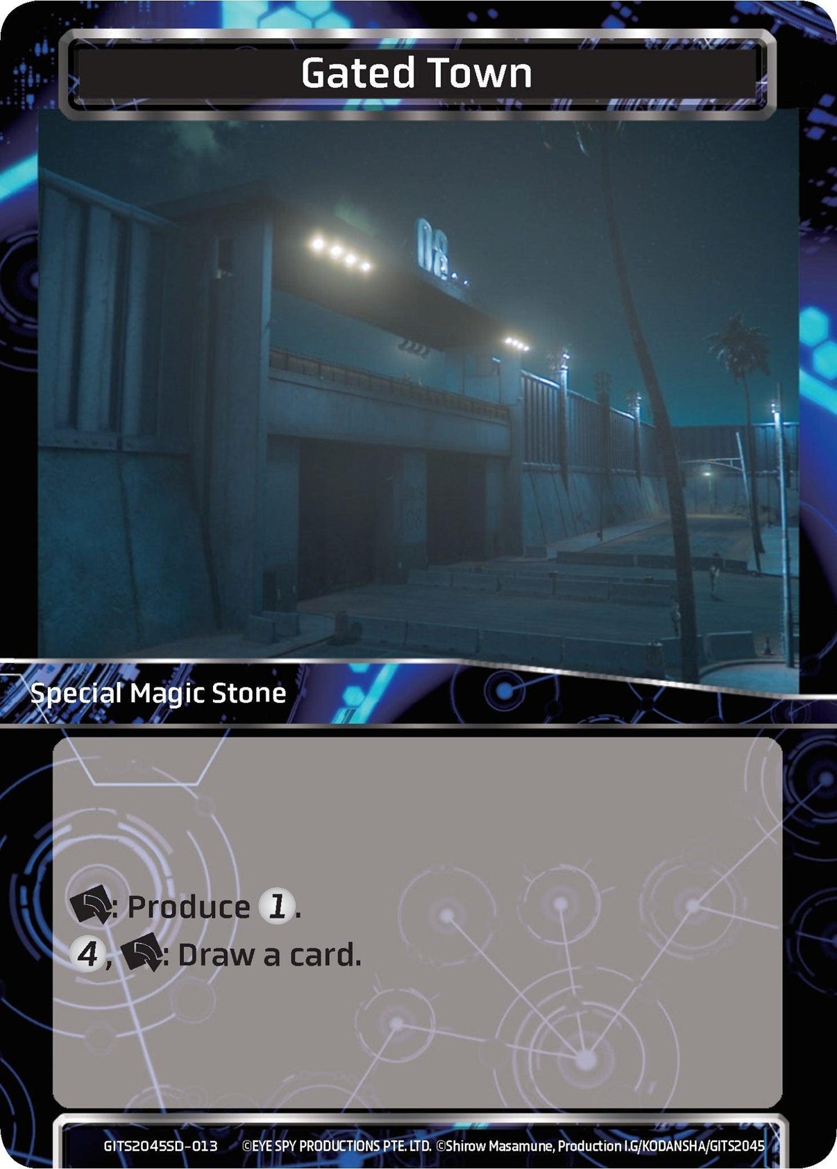 Gated Town (GITS2045SD-013) [Ghost in the Shell SAC_2045 Starter Deck] - POKÉ JEUX