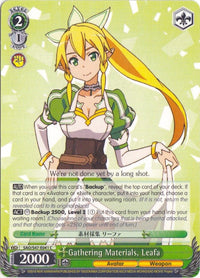 Gathering Materials, Leafa (SAO/S47-E041 C) [Sword Art Online Re: Edit] - POKÉ JEUX