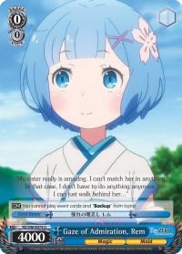 Gaze of Admiration, Rem (RZ/S46-E074 U) [Re:ZERO] - POKÉ JEUX