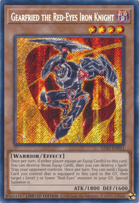 Gearfried the Red-Eyes Iron Knight [LDS1-EN011] Secret Rare - POKÉ JEUX