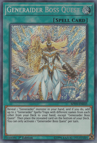 Generaider Boss Quest [MYFI-EN035] Secret Rare - POKÉ JEUX