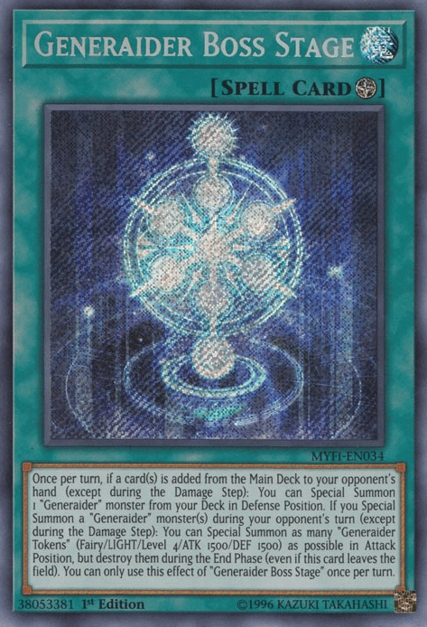 Generaider Boss Stage [MYFI-EN034] Secret Rare - POKÉ JEUX