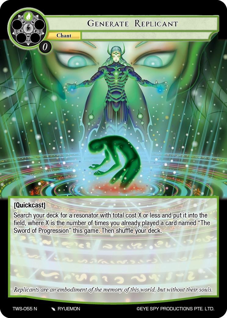 Generate Replicant (TWS-055 N) [The War of the Suns] - POKÉ JEUX