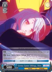 Genius Gamer Siblings, Shiro (NGL/S58-TE11 TD) [No Game No Life] - POKÉ JEUX