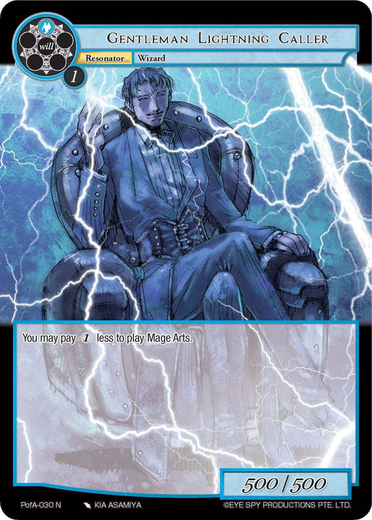Gentleman Lightning Caller (PofA-030) [Alice Origin IV: Prologue of Attoractia] - POKÉ JEUX