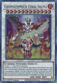 Geomathmech Final Sigma [GFP2-EN134] Ultra Rare - POKÉ JEUX