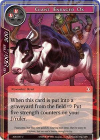 Giant Enraged Ox (ADK-047) [Advent of the Demon King] - POKÉ JEUX