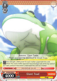 Giant Toad (KS/W49-E056 C) [KonoSuba] - POKÉ JEUX