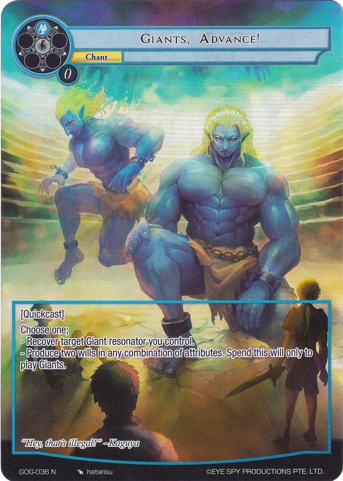 Giants, Advance! (Full Art) (GOG-036) [Game of Gods] - POKÉ JEUX