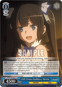 Gift From Goddess, Hestia (DDM/S88-E081 R) [Is it Wrong to Try to Pick Up Girls in a Dungeon?] - POKÉ JEUX