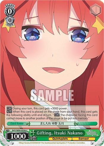 Gifting, Itsuki Nakano (5HY/W90-E036 C) [The Quintessential Quintuplets 2] - POKÉ JEUX