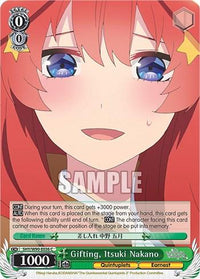 Gifting, Itsuki Nakano (5HY/W90-E036 C) [The Quintessential Quintuplets 2] - POKÉ JEUX