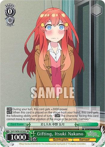Gifting, Itsuki Nakano (5HY/W90-E036S SR) [The Quintessential Quintuplets 2] - POKÉ JEUX