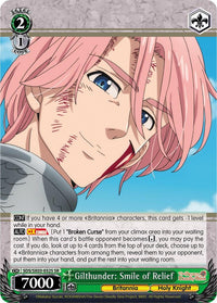 Gilthunder: Smile of Relief (SDS/SX03-032S SR) [The Seven Deadly Sins] - POKÉ JEUX