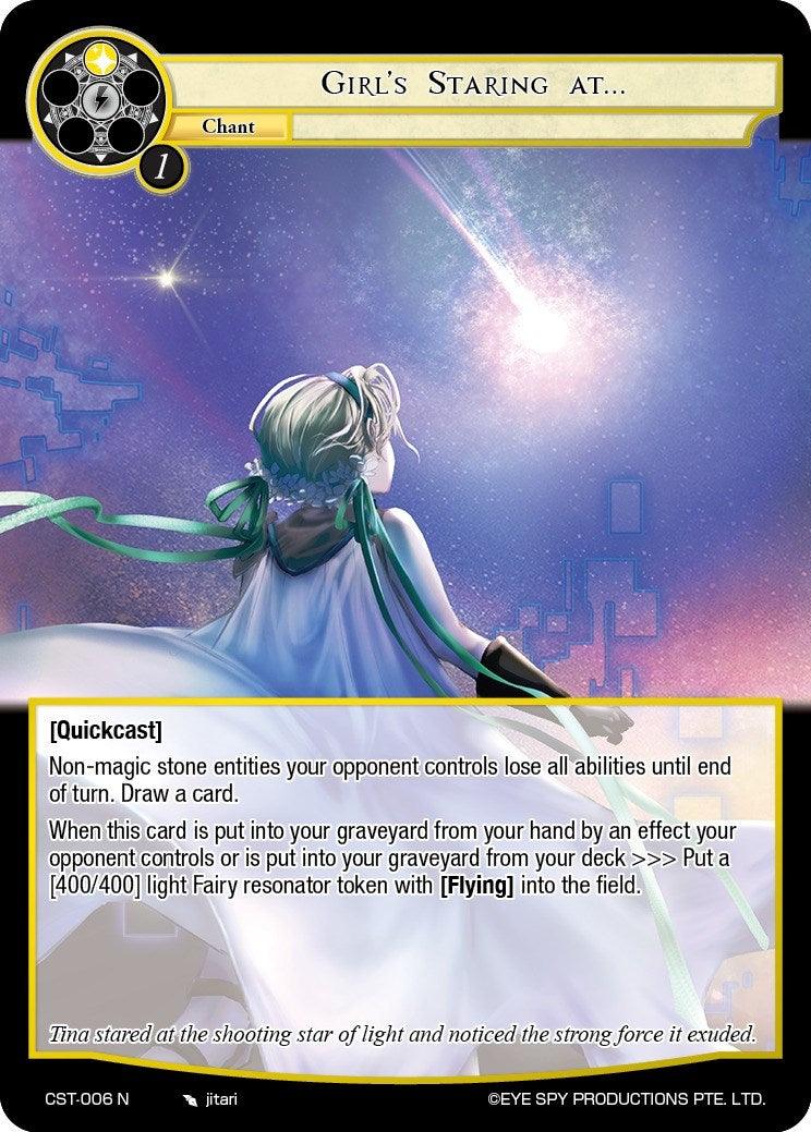 Girl's Staring At... (CST-006 N) [Clash of the Star Trees] - POKÉ JEUX