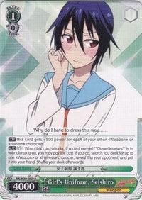 Girl's Uniform, Seishiro (NK/W30-E029 R) [NISEKOI -False Love-] - POKÉ JEUX