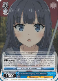Girl Shrouded in Mystery, Shoko Makinohara (SBY/W64-E076 RR) [Rascal Does Not Dream of Bunny Girl Senpai] - POKÉ JEUX