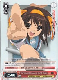 Girl Who Will Change the World, Haruhi (SY/WE09-E16) (Foil) [The Melancholy of Haruhi Suzumiya Extra Booster] - POKÉ JEUX