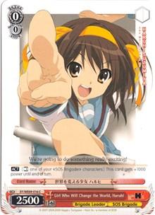 Girl Who Will Change the World, Haruhi (SY/WE09-E16) [The Melancholy of Haruhi Suzumiya Extra Booster] - POKÉ JEUX