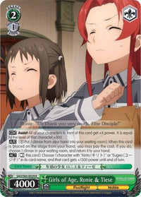 Girls of Age, Ronie & Tiese (SAO/S65-E029 R) [Sword Art Online -Alicization-] - POKÉ JEUX