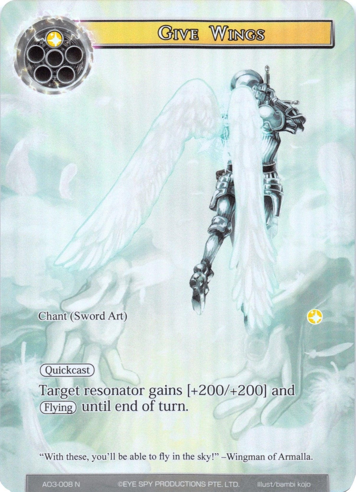 Give Wings (Full Art) (AO3-008) [Alice Origin III] - POKÉ JEUX