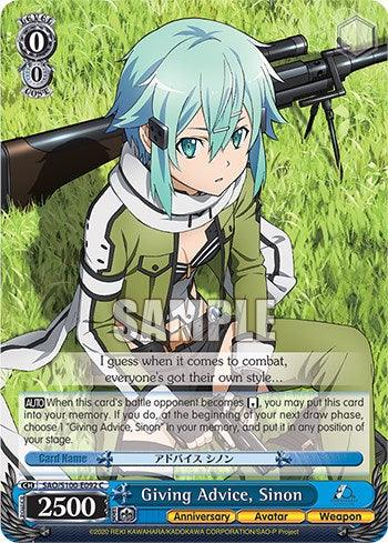 Giving Advice, Sinon [Sword Art Online Animation 10th Anniversary] - POKÉ JEUX