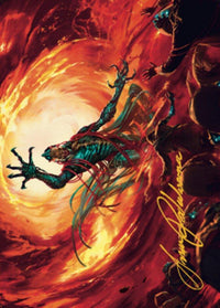 Gix, Yawgmoth Praetor Art Card (Gold-Stamped Signature) [The Brothers' War Art Series] - POKÉ JEUX