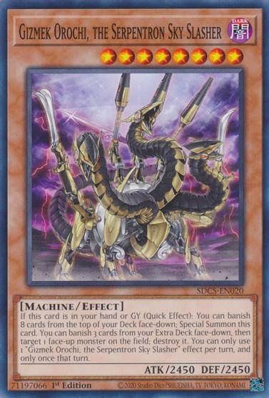 Gizmek Orochi, the Serpentron Sky Slasher [SDCS-EN020] Common - POKÉ JEUX