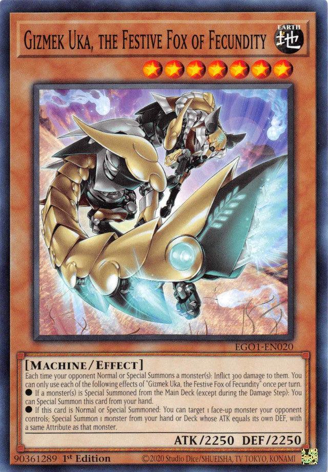 Gizmek Uka, the Festive Fox of Fecundity [EGO1-EN020] Common - POKÉ JEUX