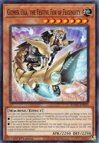 Gizmek Uka, the Festive Fox of Fecundity [EGO1-EN020] Common - POKÉ JEUX