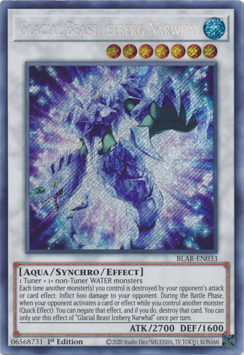 Glacial Beast Iceberg Narwhal [BLAR-EN033] Secret Rare - POKÉ JEUX