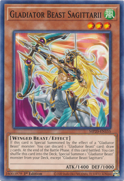 Gladiator Beast Sagittarii [MP20-EN155] Common - POKÉ JEUX