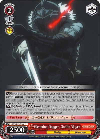 Gleaming Dagger, Goblin Slayer (GBS/S63-E040 U) [Goblin Slayer] - POKÉ JEUX