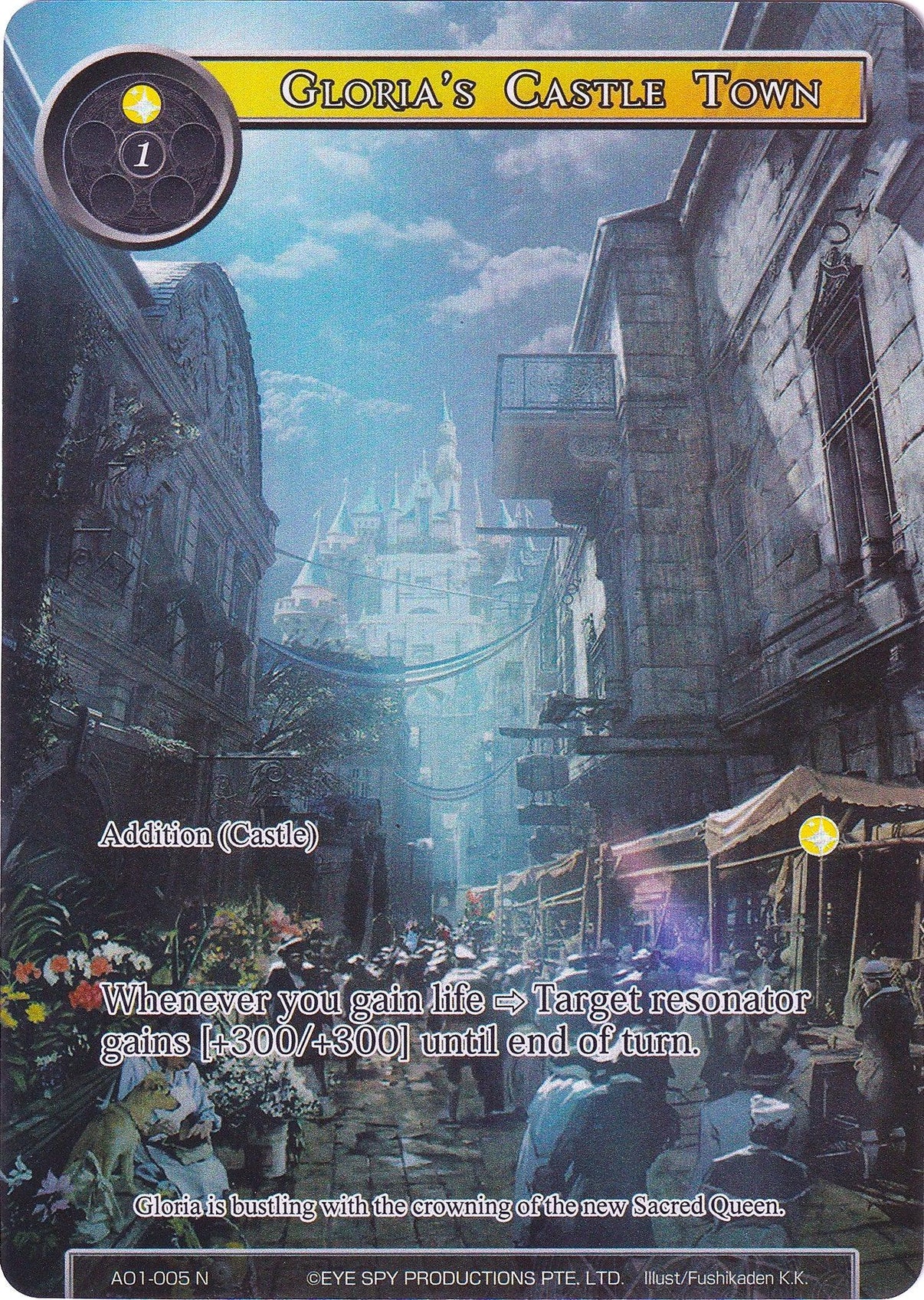 Gloria's Castle Town (Full Art) (AO1-005) [Alice Origin] - POKÉ JEUX