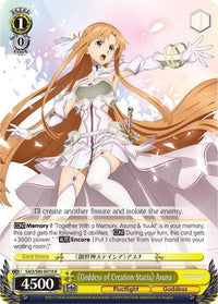 Goddess of Creation Stacia Asuna (SAO/S80-E010 R) [Sword Art Online -Alicization- Vol.2] - POKÉ JEUX