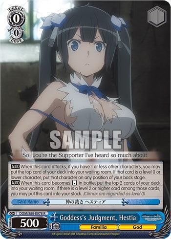 Goddess's Judgment, Hestia (DDM/S88-E078 R) [Is it Wrong to Try to Pick Up Girls in a Dungeon?] - POKÉ JEUX
