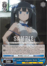 Goddess's Judgment, Hestia (DDM/S88-E078 R) [Is it Wrong to Try to Pick Up Girls in a Dungeon?] - POKÉ JEUX