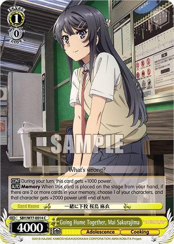 Going Home Together, Mai Sakurajima [Rascal Does Not Dream of a Dreaming Girl] - POKÉ JEUX