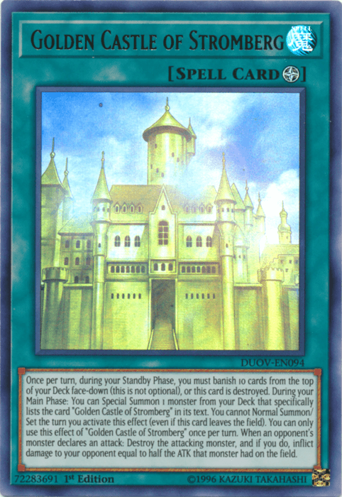 Golden Castle of Stromberg [DUOV-EN094] Ultra Rare - POKÉ JEUX