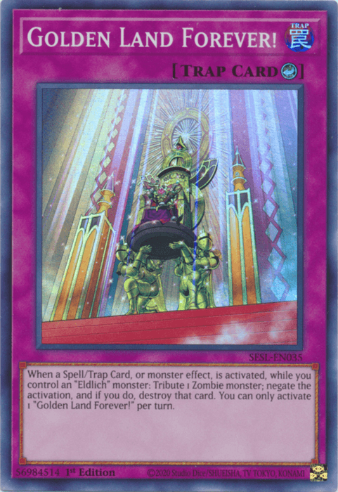 Golden Land Forever! [SESL-EN035] Super Rare - POKÉ JEUX