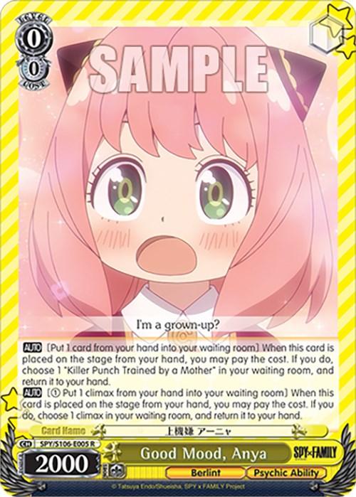 Good Mood, Anya (SPY/S106-E005 R) [SPY x FAMILY] - POKÉ JEUX