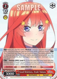 Good Relations, Itsuki Nakano (5HY/W90-E063 U) [The Quintessential Quintuplets 2] - POKÉ JEUX