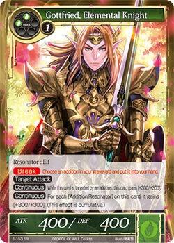 Gottfried, Elemental Knight (1-153) [The Dawn of Valhalla] - POKÉ JEUX