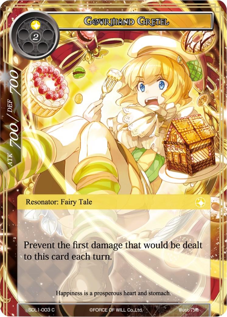 Gourmand Gretel (SDL1-003) [Starter Deck: Fairy Tale Force] - POKÉ JEUX