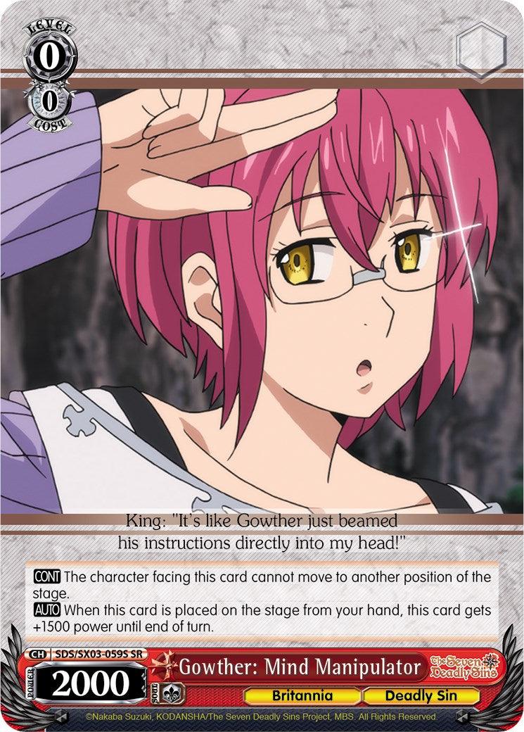 Gowther: Mind Manipulator (SDS/SX03-059S SR) [The Seven Deadly Sins] - POKÉ JEUX