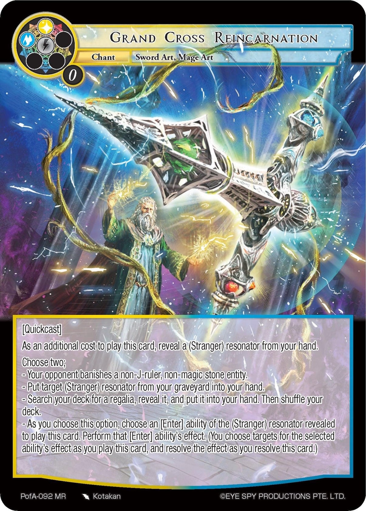 Grand Cross Reincarnation (PofA-092) [Alice Origin IV: Prologue of Attoractia] - POKÉ JEUX