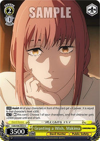 Granting a Wish, Makima (CSM/S96-E023 C) [Chainsaw Man] - POKÉ JEUX