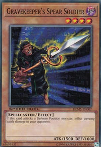 Gravekeeper's Spear Soldier [DEM5-EN007] Common - POKÉ JEUX