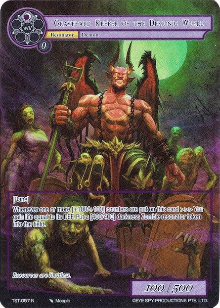 Graveyard Keeper of the Demonic World (Full Art) (TST-057) [The Seventh] - POKÉ JEUX