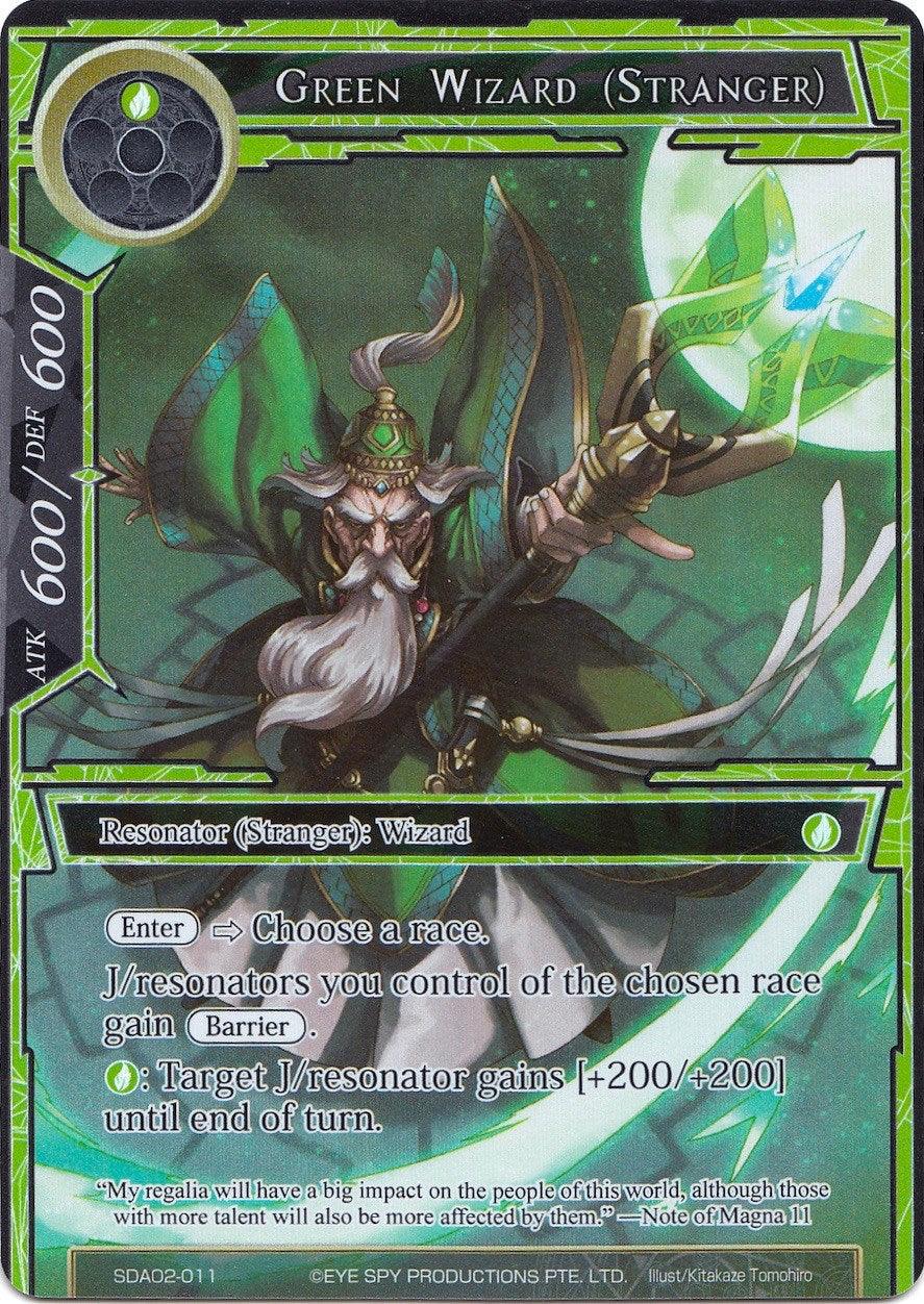 Green Wizard (Stranger) (Full Art) (SDAO2-011) [Alice Origin II Starter Deck] - POKÉ JEUX